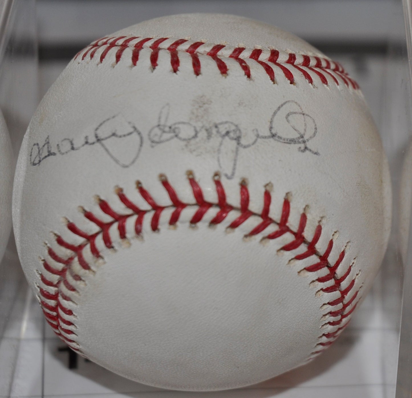 Manny Sanguillen signed baseball