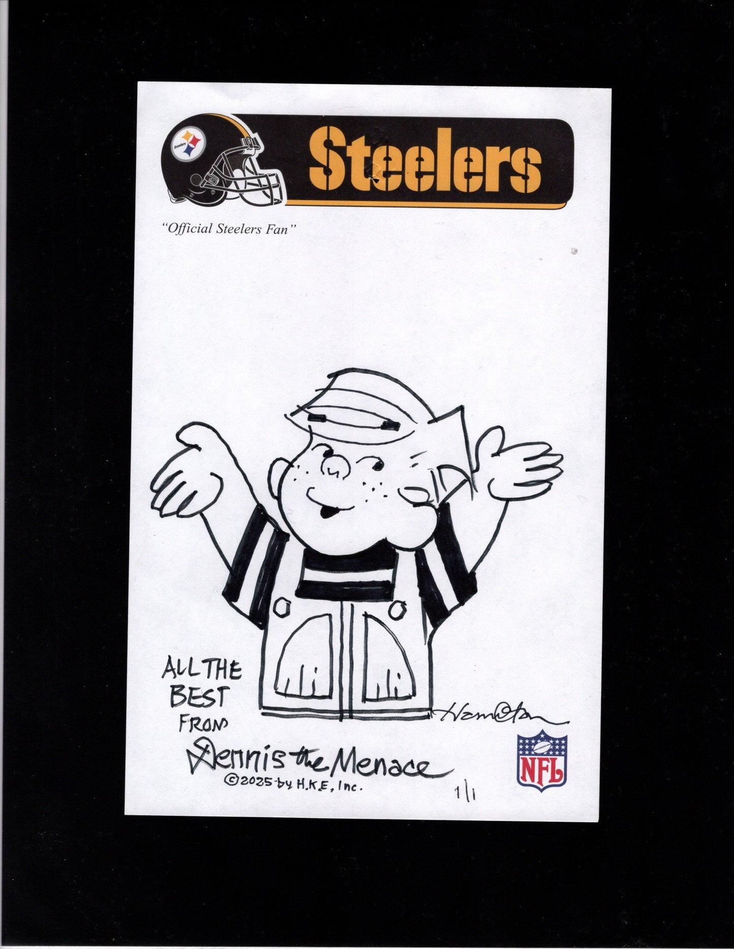 Dennis the Menace autograph