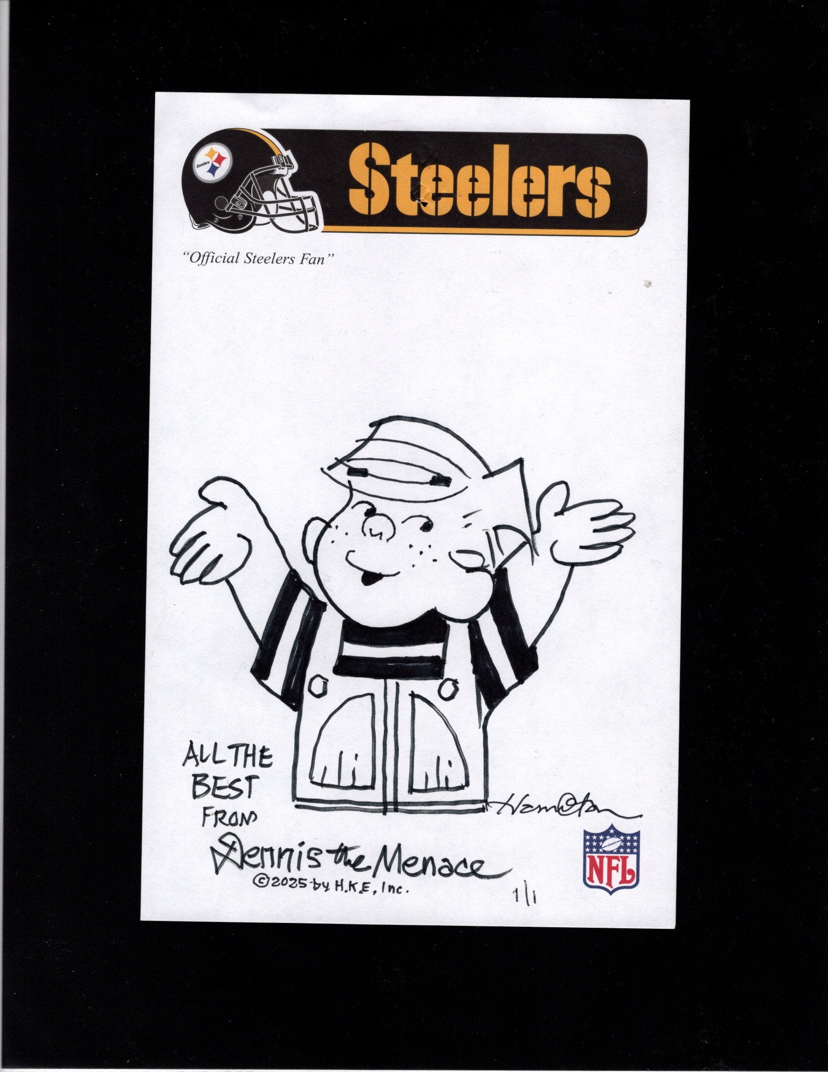 Dennis the Menace autograph