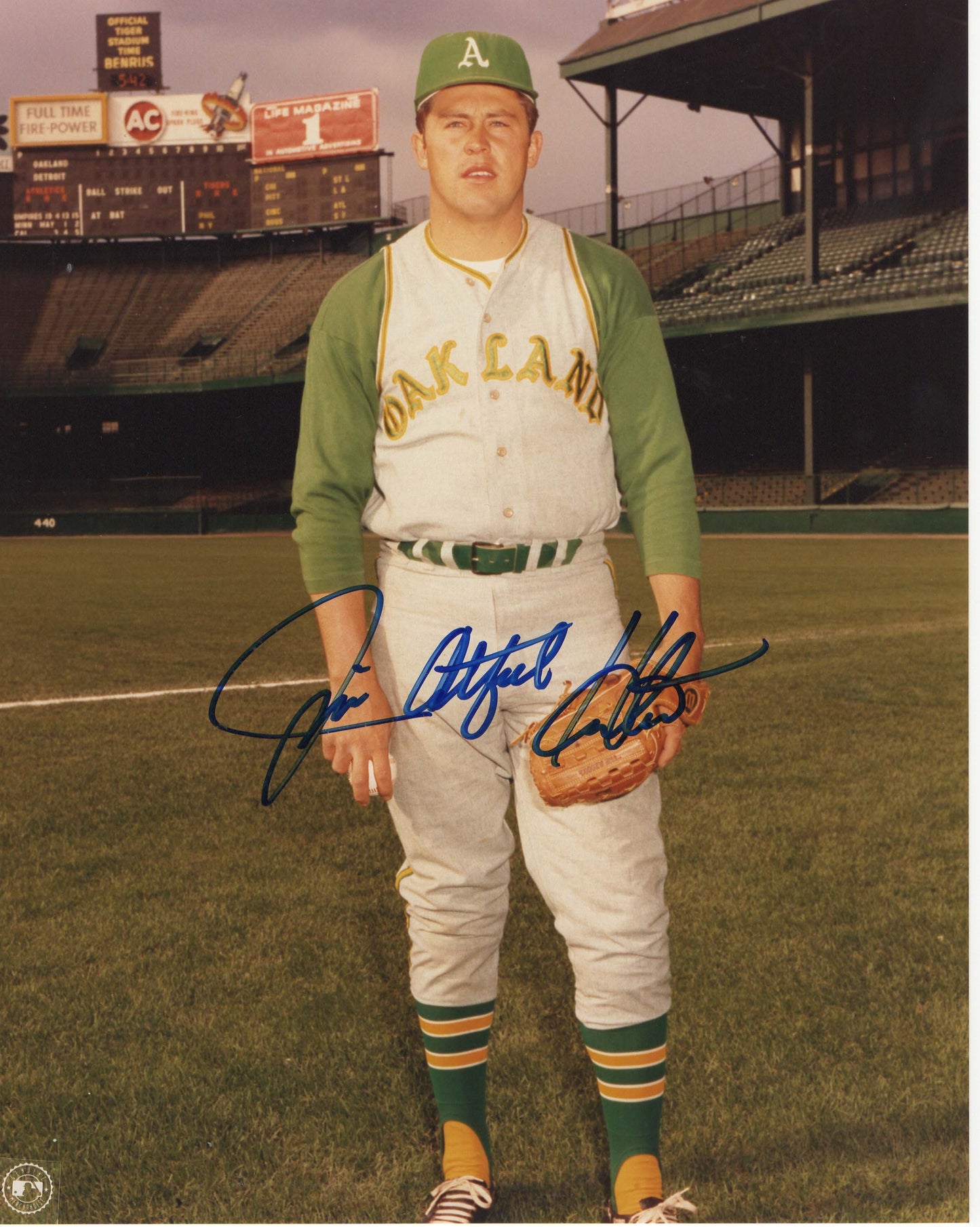 Jim Catfish Huner signed photo