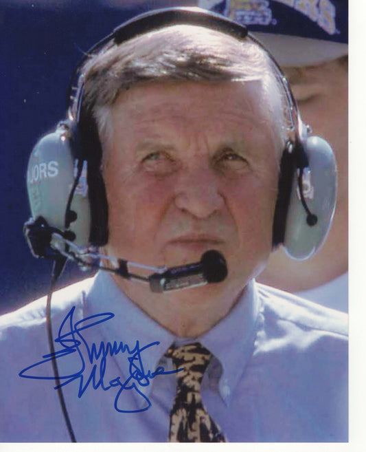 Johnny Majors signed photo