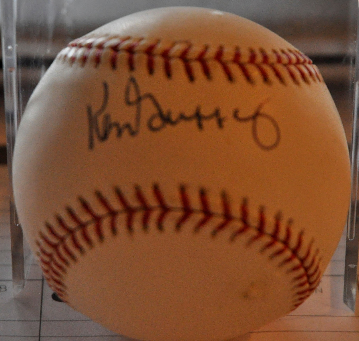 Ken Griffey Sr signed baseball