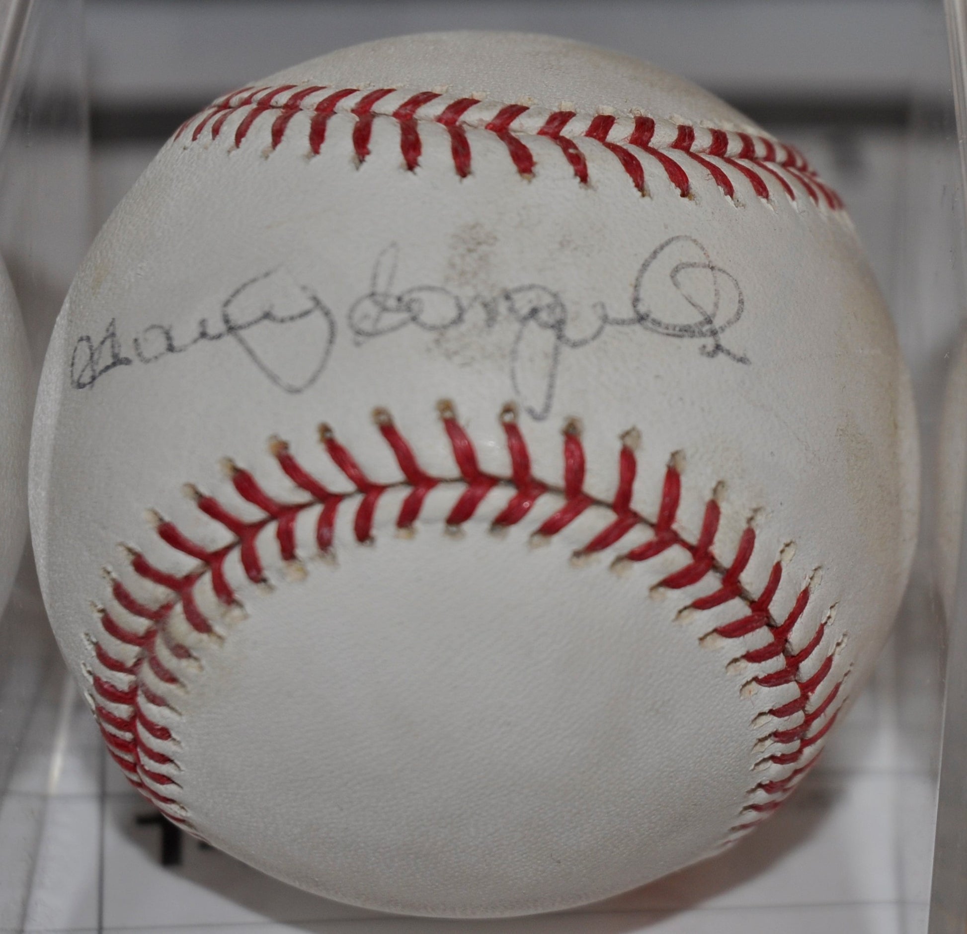 Manny Sanguillen signed baseball