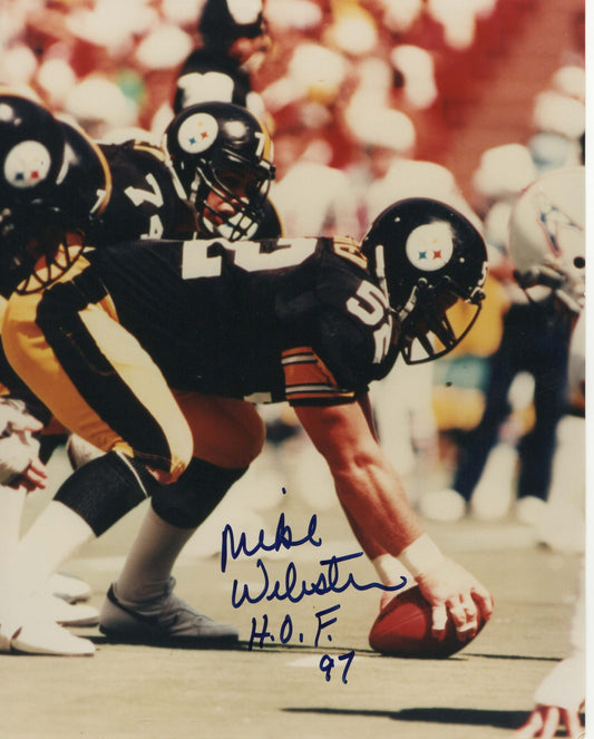 Mike Webster Autographed Photo